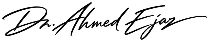 Signature of Dr. Ahmed Ejaz